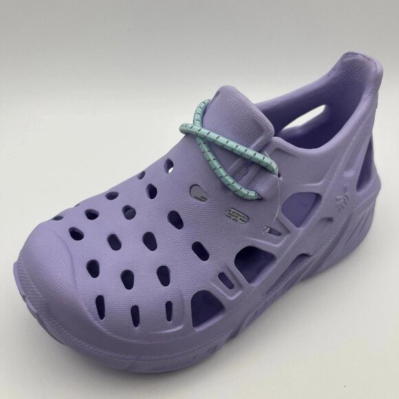 Joybees Trekking Toddler Girls Purple Lightweight Slip On Clogs Shoes Size 6 - Picture 2 of 5